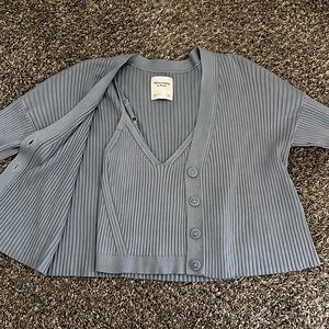 Abercrombie cardigan and tank